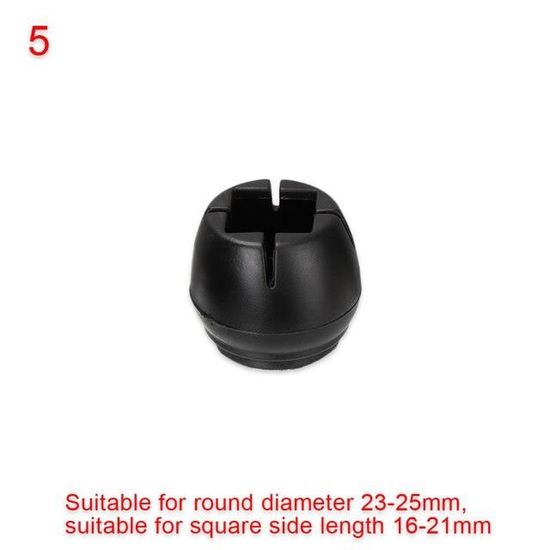 Sourcing Map Bouchons Extrémité Plastique 38mmx37mm Meuble Rond Pied Chaise Table 4Pcs