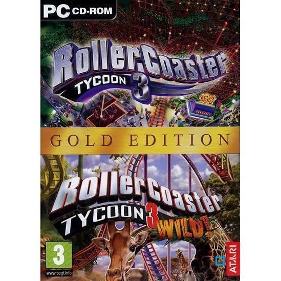 Atari Rollercoaster Tycoon 3 Gold Jeu PC