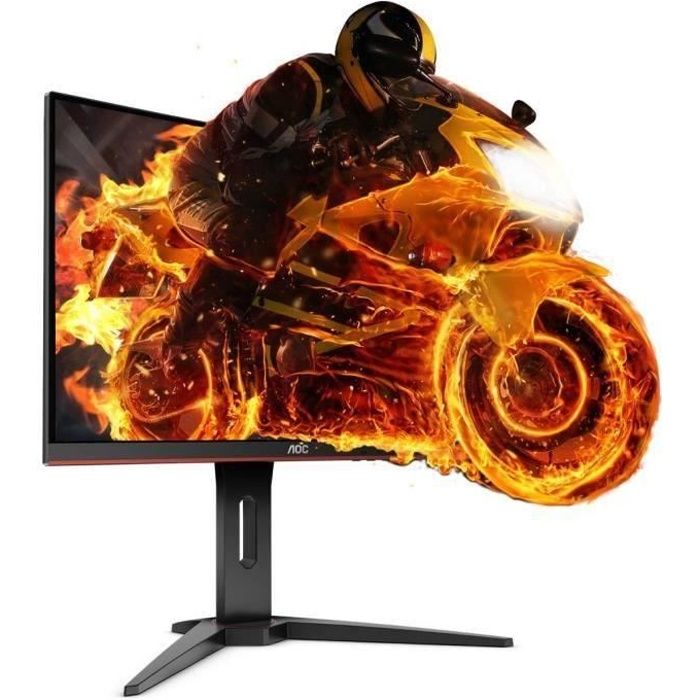 Ecran PC Gamer Incurvé - AOC C24G1 - 24- FHD - Dalle VA - 1ms - 144Hz - HDMI x2 / Displayport - FreeSync