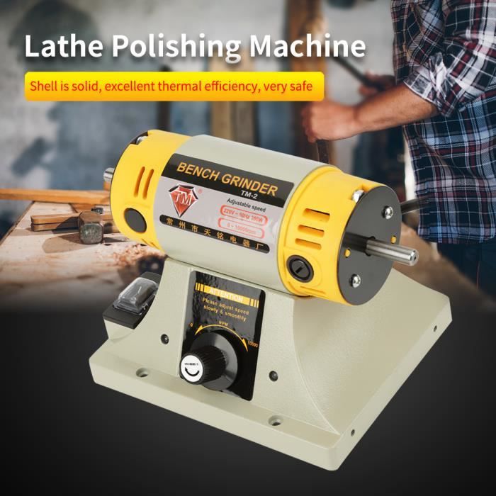 NAKESHOPMachine de polissage électrique de broyeur de 220V 350W pour le moteur dentaire de tour de bijoux