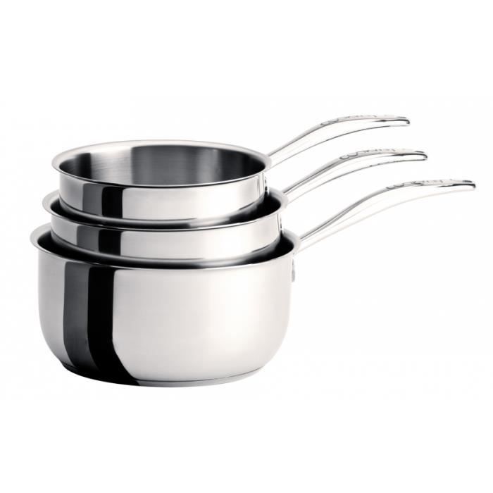 Set de 3 Casseroles 16/18/20cm Tout Inox Cookwa…