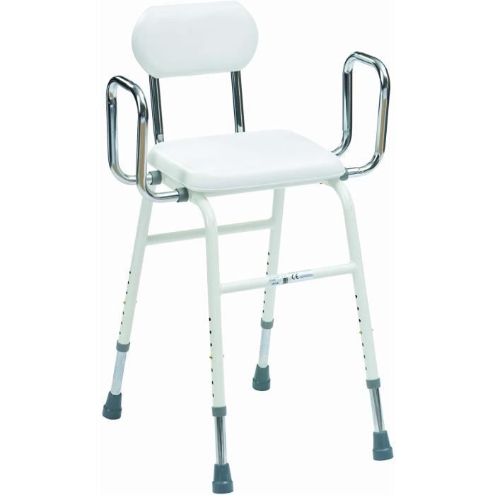Sécurité et aides de salle de bain Drive Medical 12455 Tabouret multi-usages avec bras réglables 243761