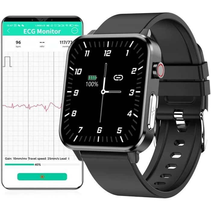 Montre Connectee ECG Homme, 1,7\