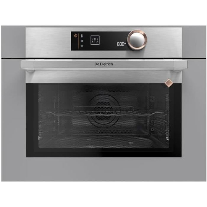 De Dietrich DKC7340G Four micro-ondes combiné grill intégrable 40 litres 1000 Watt gris