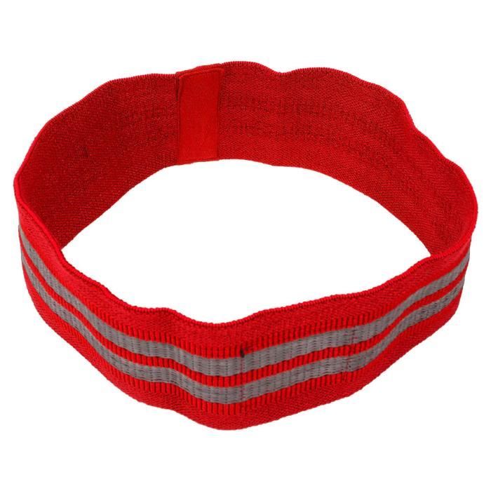Squat Training Hip Ring Bande élastique Sport Resistance Bands Yoga Exercise Rally Belt (rouge M)_1SHC