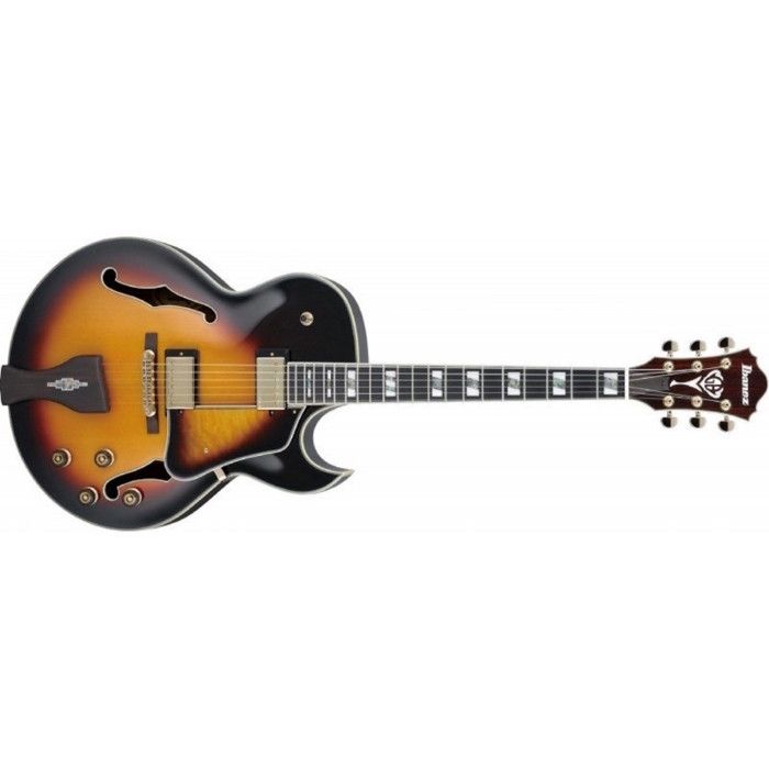 Ibanez George Benson LGB30-VYS Vintage Yellow Sunburst - Guitare électrique (+ étui)
