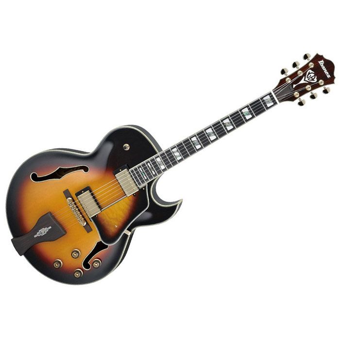 Ibanez George Benson LGB30-VYS Vintage Yellow Sunburst - Guitare électrique (+ étui)
