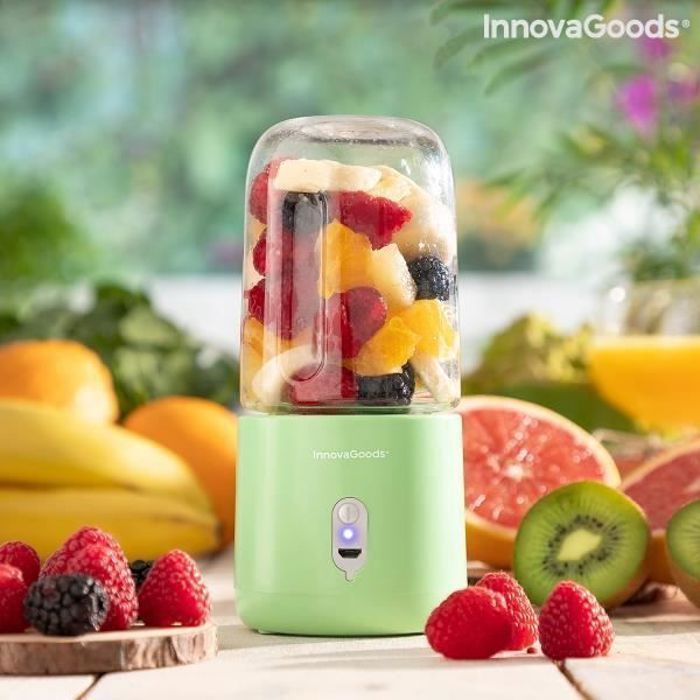 MIXEUR À RÉCIPIENT PORTATIF RECHARGEABLE BLENDYR INNOVAGOODS