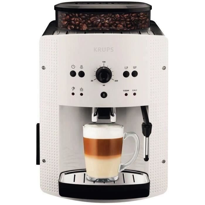 KRUPS EA810570 - Machine essential Espresso Automatique - Broyeur réglable 3 niveaux - Température réglable