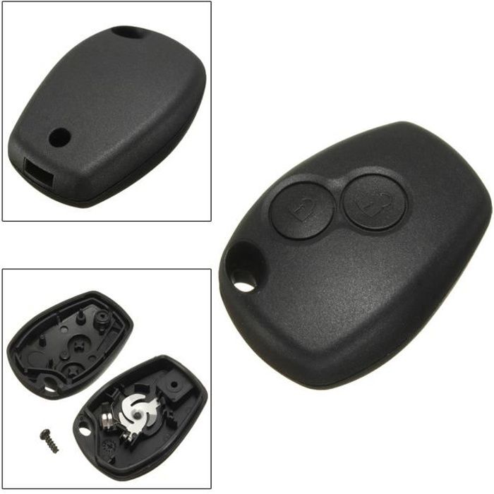 U 2 Bouton Coque Clé Fob Télécommande Pour Renault Modus Clio 3 Twingo Kangoo