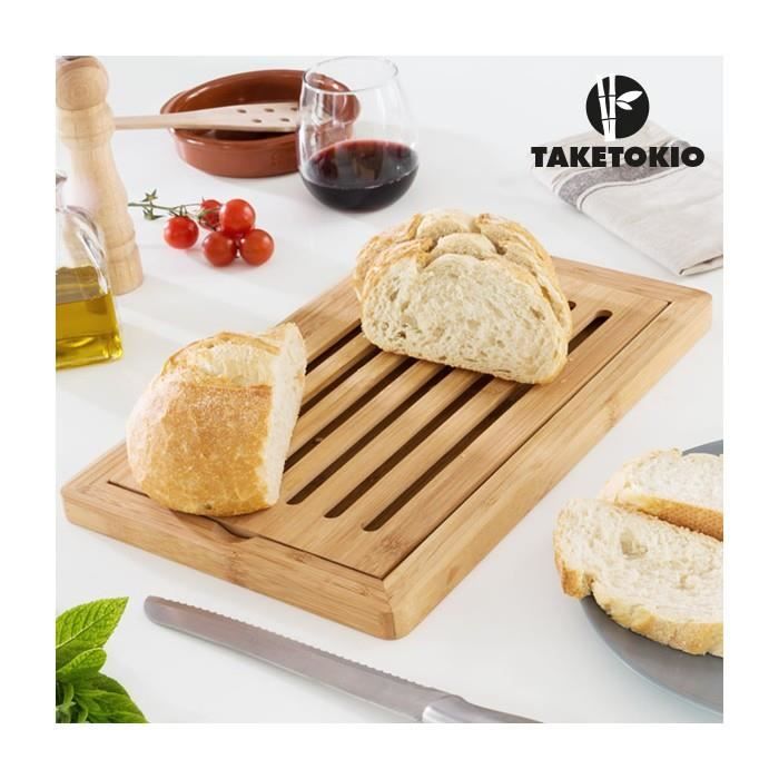 Planches a decouper Style planche en bambou a decouper le pain taketokio