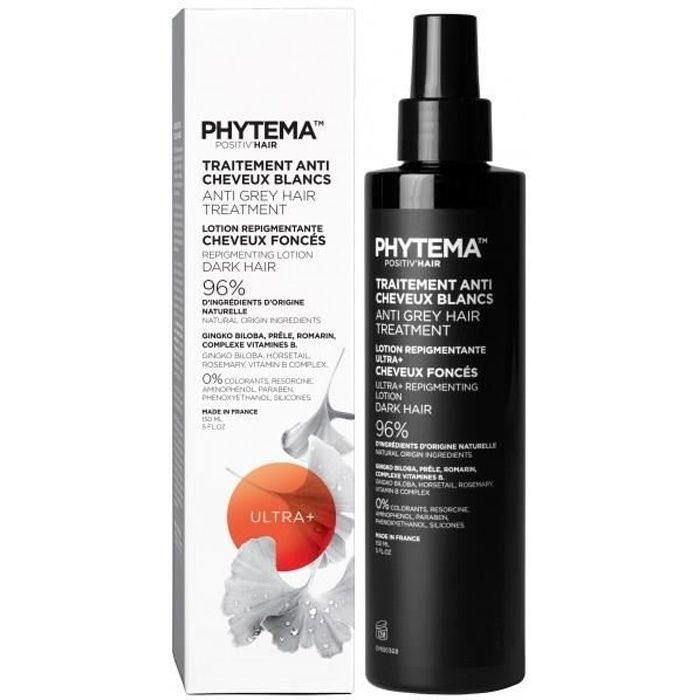 Phytema- traitement anti cheveux-blancs formule ultra plus+