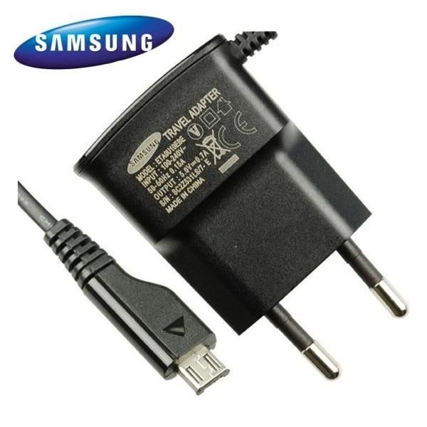 Pour SAMSUNG Galaxy S7 : Chargeur Secteur Original 220 Volts
