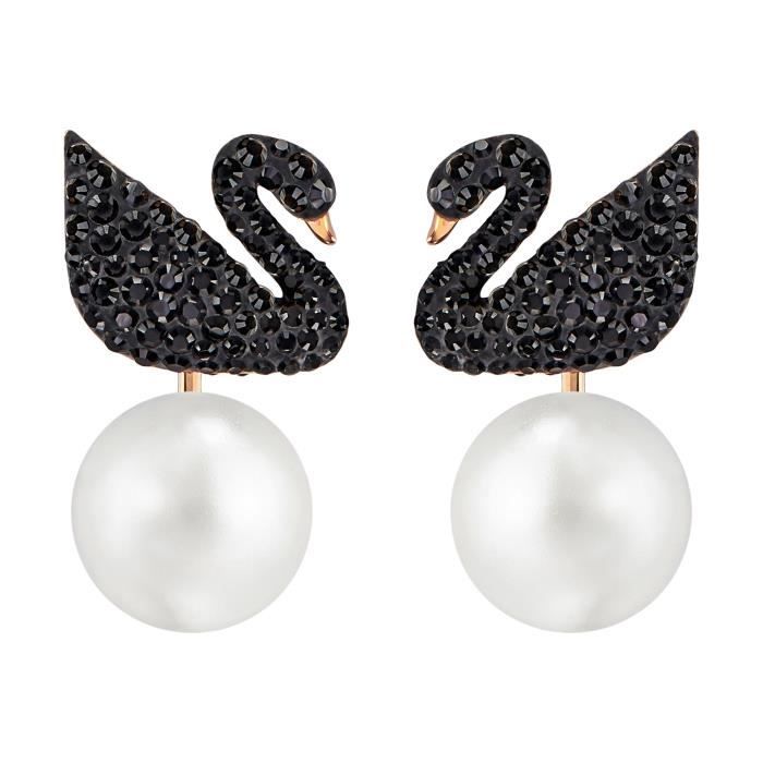 Boucles d'oreilles Swarovski Iconic Swan