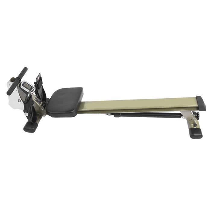 Tbest Machine à ramer Fitness Équipement d'exercice de forme physique de rameur de corps de toner de corps de rameur de sports