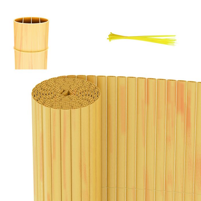 Canisse Pvc Brise Vue Ultra Renforce Avec Attaches De Fixation 90x500cm