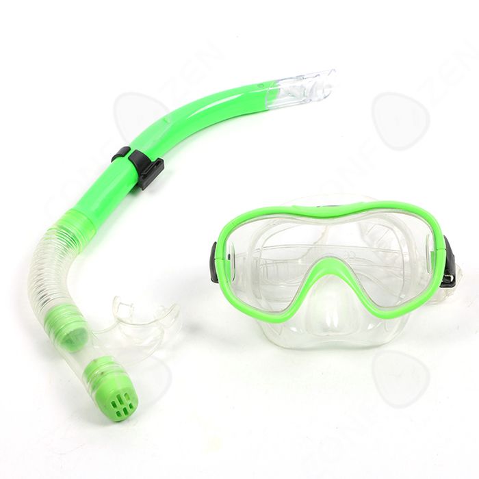 Masque De Plongée Anti Buée, 100 Mono Sangle Silicone Noir Gris