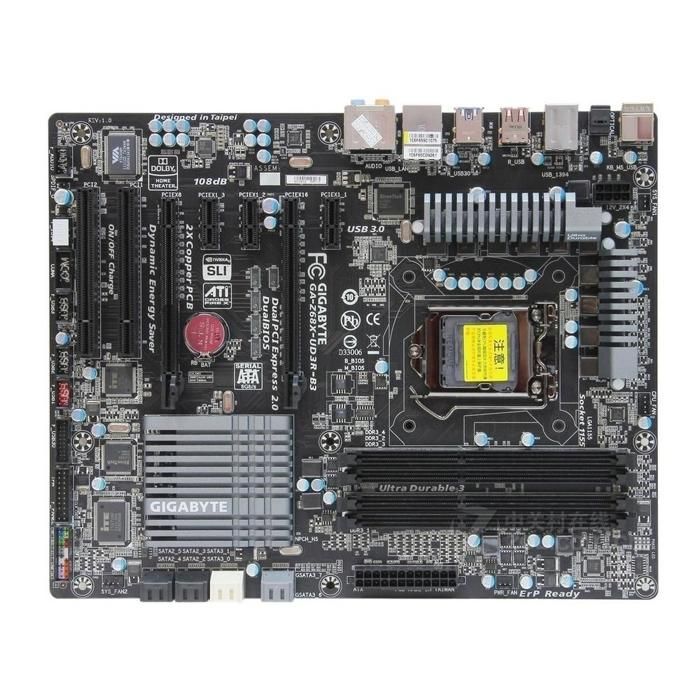 Carte mère GIGABYTE GA Z68X UD3R B3 Intel Z68 Socket LGA1155 4xDDR3 SDRAM 32GB ATX - Gigabyte