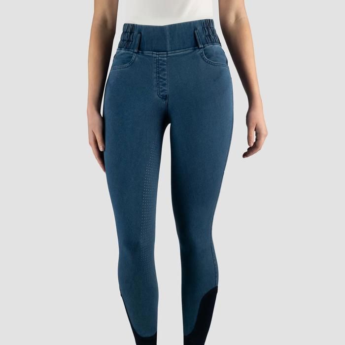 Pantalon équitation fille Horka Laura - jeans blue Pantalon équitation fille Horka Laura - jeans blue