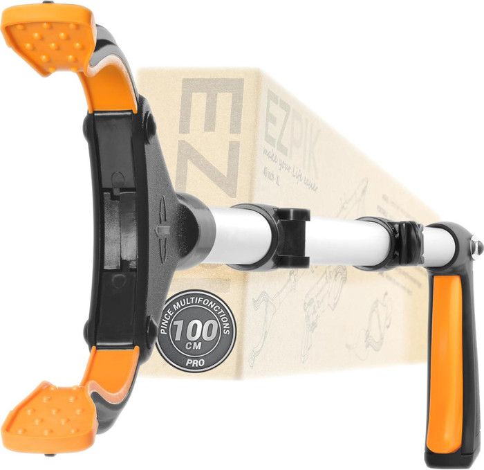 Stonylab Pince Rotative à 4 Dents Avec Réglage Directionnel 360° - Robuste Pour Laboratoire Et Verrerie