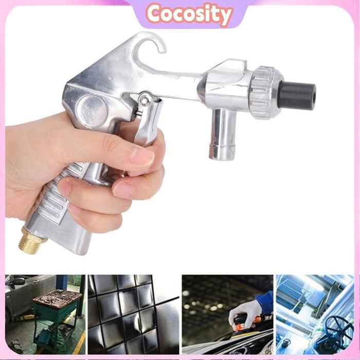 Pistolet De Sablage Pneumatique Portable - Sableuse à Trémie Pour Décapage Peinture Et Rouille
