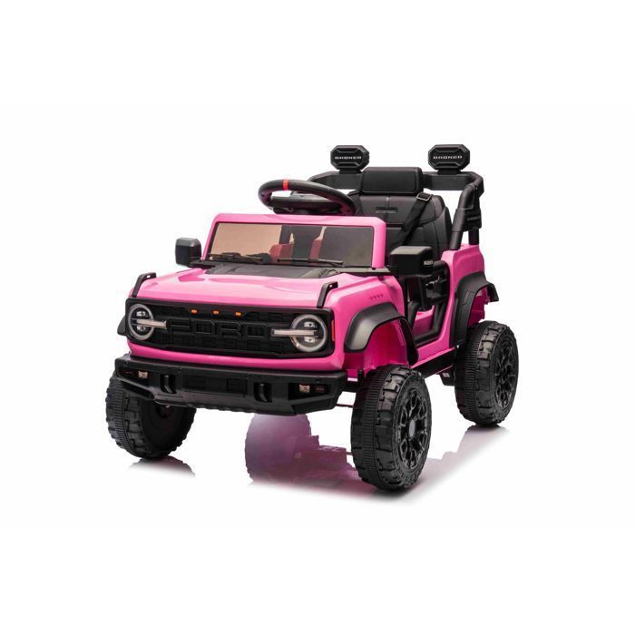 Voiture électrique - Ford Bronco - Rose - Batterie lithium - Télécommande 2.4 GHz
