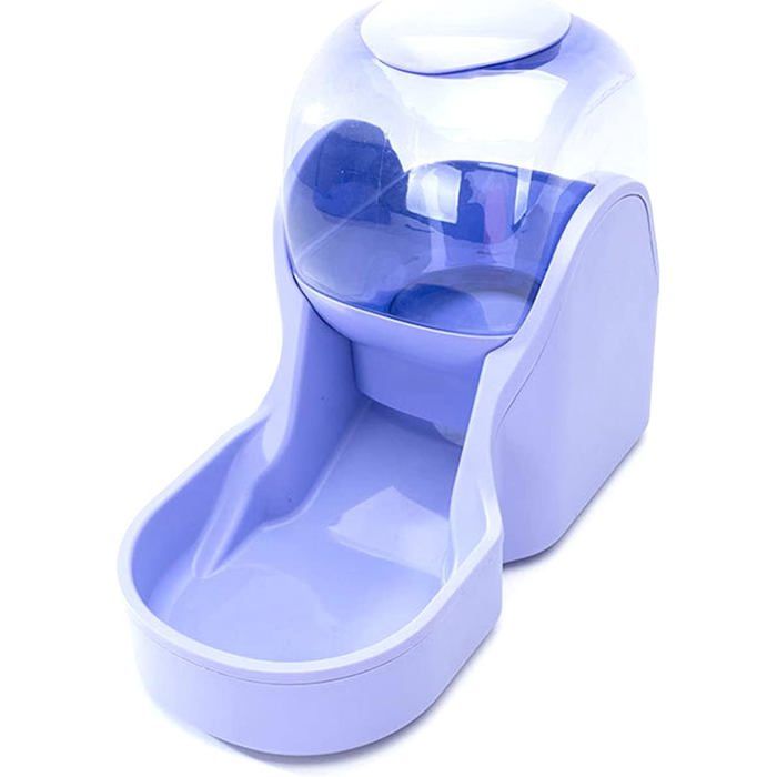 Comparer les prix de Distributeur Croquettes et Eau pour Chien/Chat 38L Eau + 15kg Nourriture Plastique (Bleu)