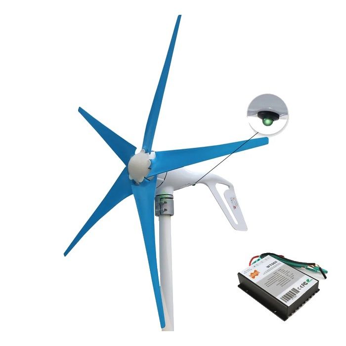 Éolienne domestique 24V/400W diamètre 1.20m poids 6kg +contrôleur de