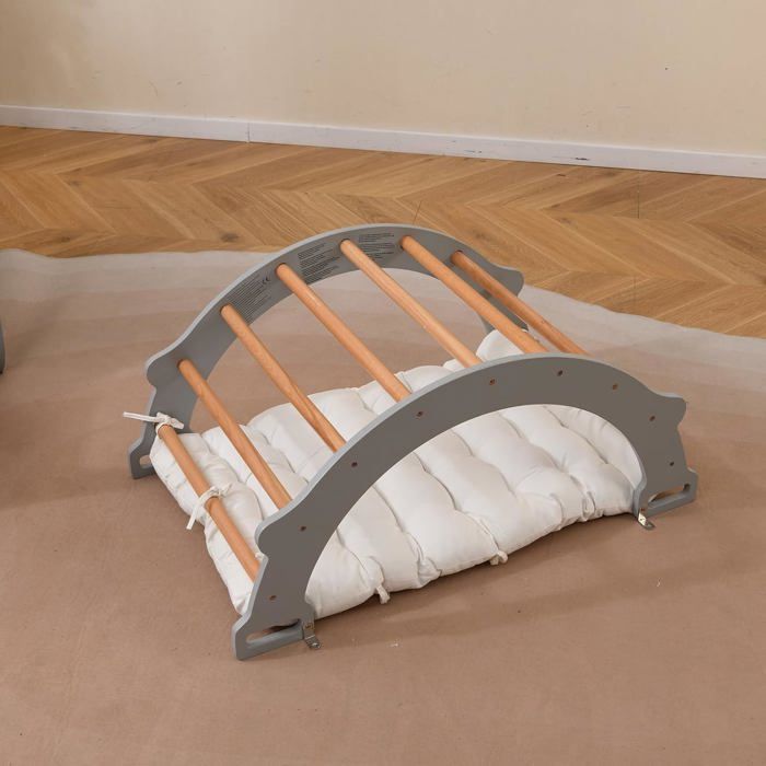 Tente D’intérieur Howa 100% Coton – 80x110x125 Cm – Tapis Antidérapant – Fenêtres Et Rideaux – Pour Enfants