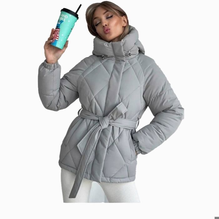 VITATA Doudoune Femme – Doudoune Ajustée Classique, Avec Capuche