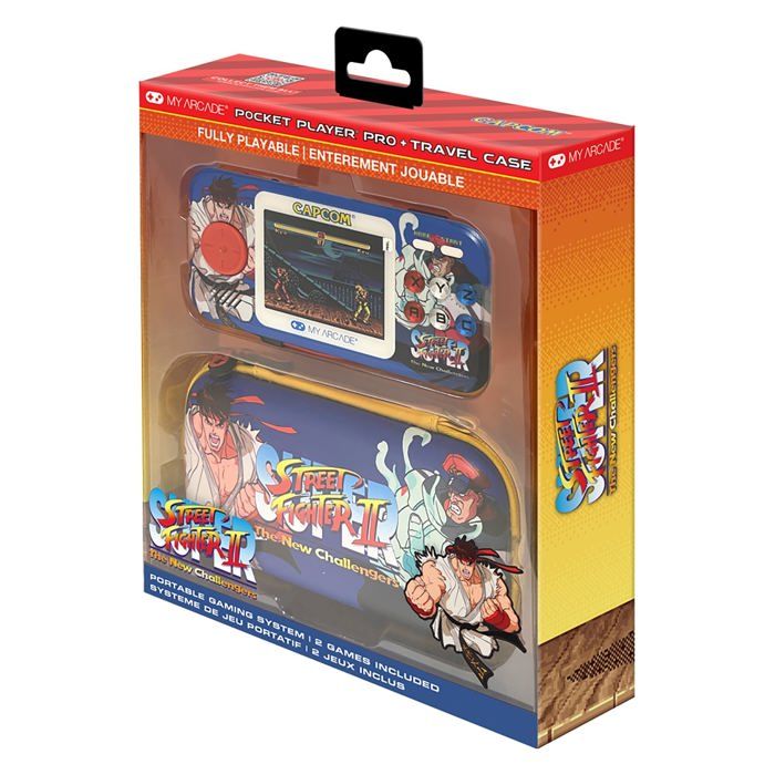 Système gaming portable Just For Games Pocket Player Pro Super Street Fighter II + Housse de transport - vue 2