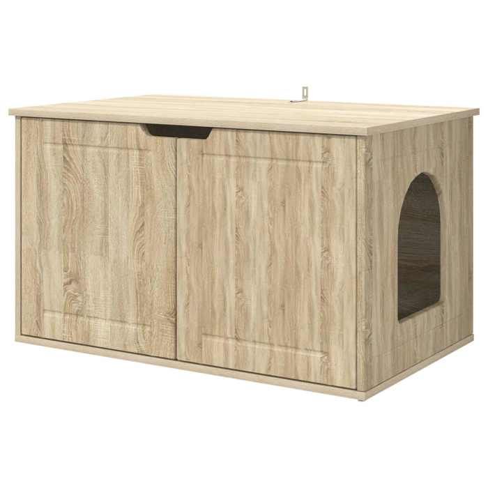 Saison Soldes Maison pour chat - SARAZYJ - design mignon - Sonoma 85 x 55 x 53 5 cm Bois dingénierie MM1621 Saison Soldes Maison pour chat - SARAZYJ - design mignon - Sonoma 85 x 55 x 53 5 cm Bois dingénierie MM1621