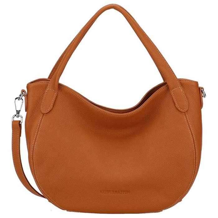 Arthur & Aston - Sac à main en cuir Rosalia M cognac - 13607