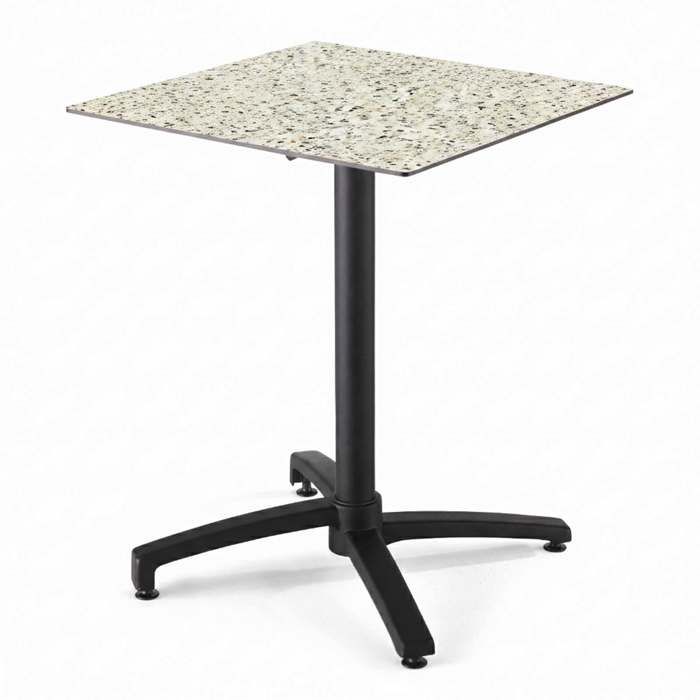 Table de terrasse 70 cm inclinable stratifié terrrazzo Opéra - Oviala
