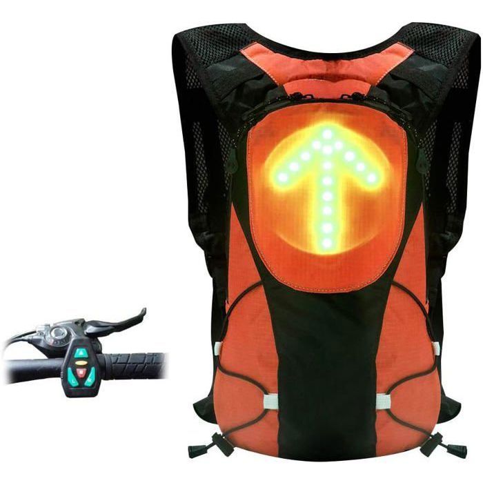 Sac à dos de sport étanche à LED avec télécommande