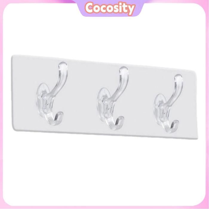 Cocosity Porte-manteau mural Patère Murale Robuste et Simple Porte-manteau pour Vêtements Chapeaux Couloir Salle meuble bac