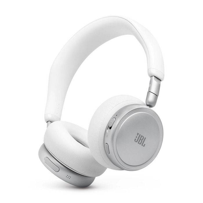 Casque audio Jbl arceau supra-aural avec et sans fil Bluetooth Live 680NC avec réduction de bruit Blanc