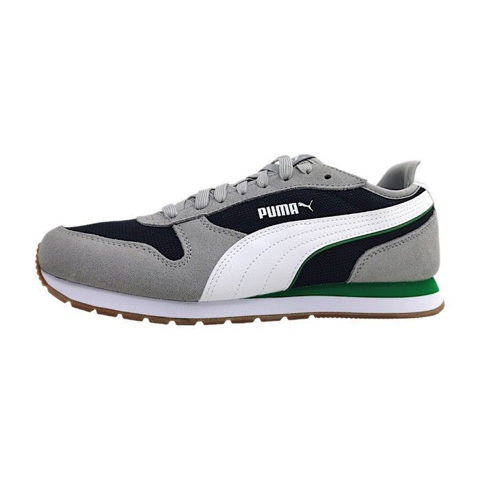 Hommes Puma chaussure à lacets sportive ST Miler Textile Lacets Plat - marine/blanc/gris