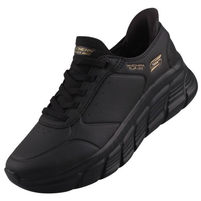 Skechers Baskets pour Femme 117394-BBK Noir
