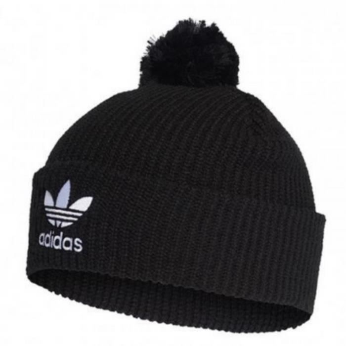 Bonnet à pompon - Noir adidas