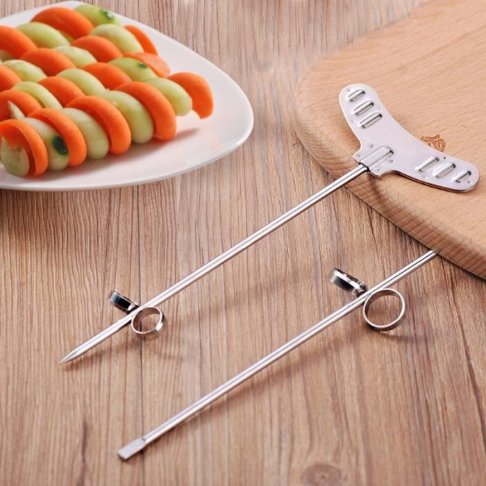 Éplucheur Spirale Westmark Spiro - Pour Pommes De Terre Et Légumes - Acier Inoxydable 24.3cm