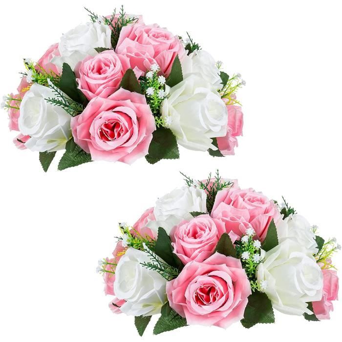 Lot De 25 Roses Artificielles Dorées 8 Cm - Têtes En Soie Pour DIY, Décoration Mariage, Table - Travaux Manuels