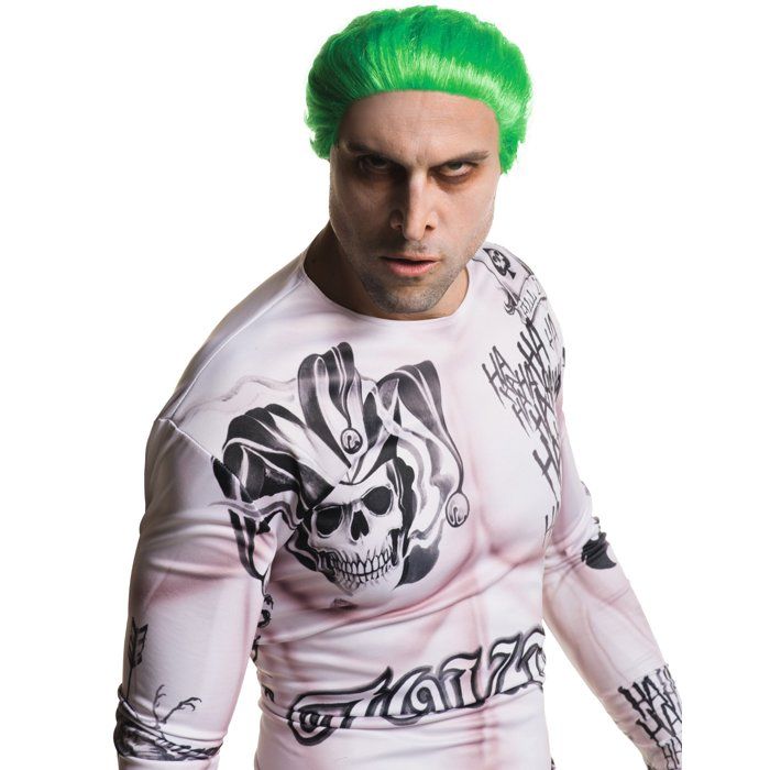 perruque verte joker