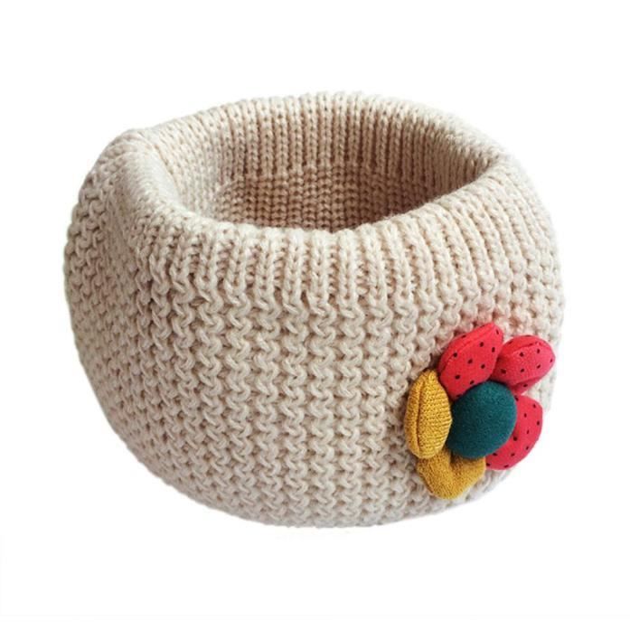 Enfants Echarpe Hiver O Ring Tricot Laine Bebe Echarpe Cache Cou Achat Vente Echarpe Foulard Cdiscount