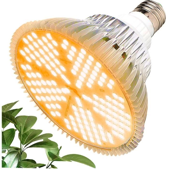 JZH Lampe De Croissance 100W Lampe De Plante 150 LED Lampe Horticole Sunlike Spectre Complet Lampe Plante Croissance E27 LED pour Plantes Lampe Hydroponique pour Plantes De Fleurs