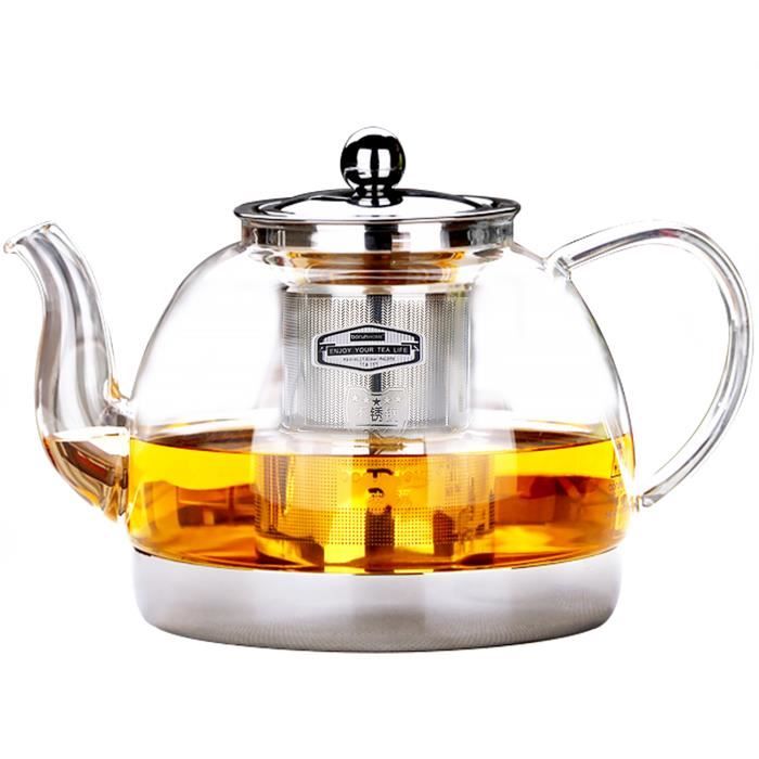 2 pcs infuseur à thé en verre résistant à la chaleur, filtre à thé  transparent, tube à thé pour accrocher sur des tasses, tas[A383] -  Cdiscount Maison