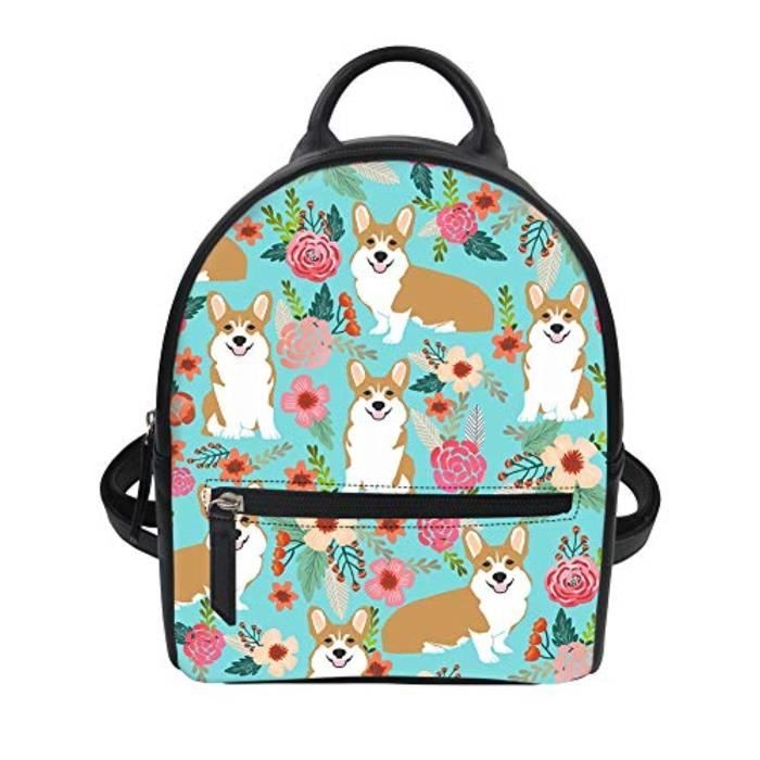 Sac à Dos Femme Imperméable Anti-Vol - Cuir PU - 15L - Pour Bureau, Voyage, École
