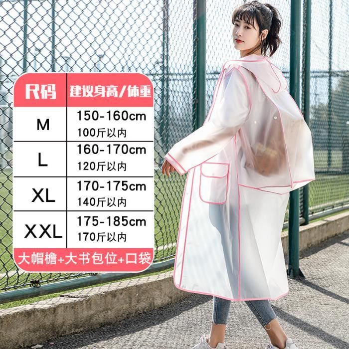 Imperméable plastique transparent store