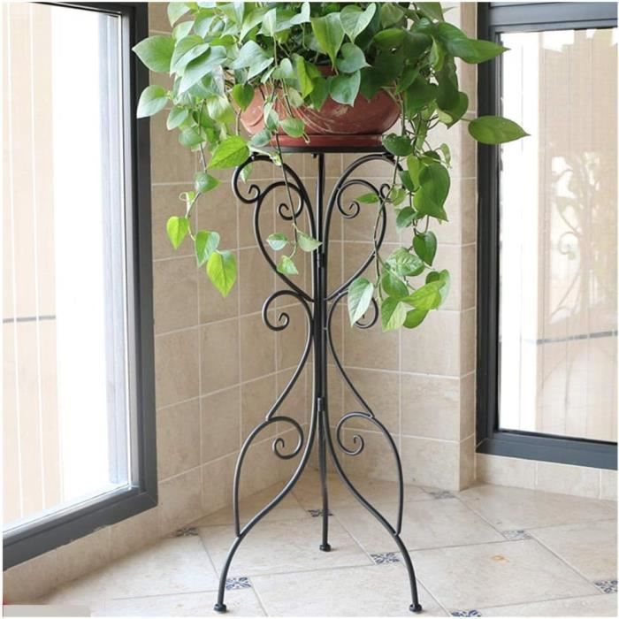 Support Plantes 3 étages HLC - Porte Pots Métal Bronze Pour Intérieur/extérieur