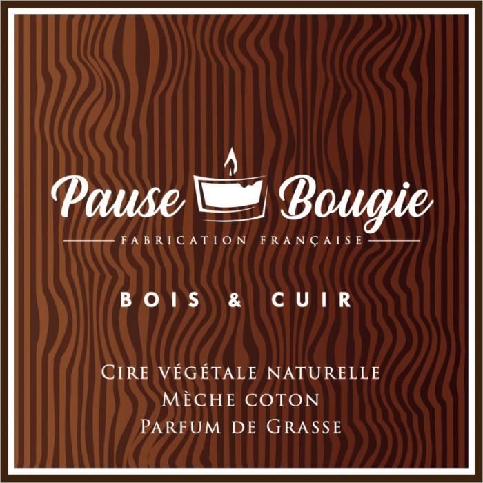Bougie Parfum/ée Vanille et sa Cloche 120 g
